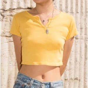 Rare yellow ashlyn Brandy Melville top
